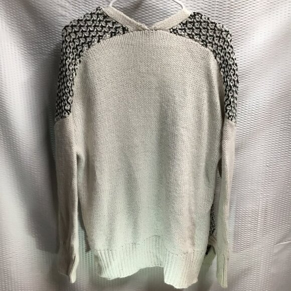 GAP Black & White Fishnet Open-Front Cardigan – Size XS - Picture 3 of 4